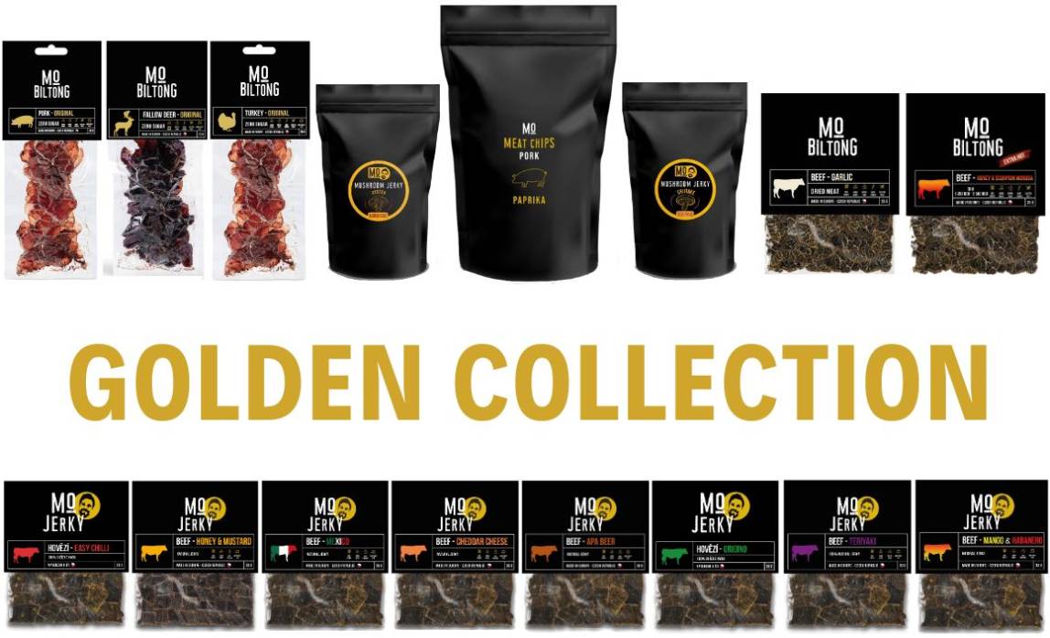 MO jerky golden edition sušené maso a houby